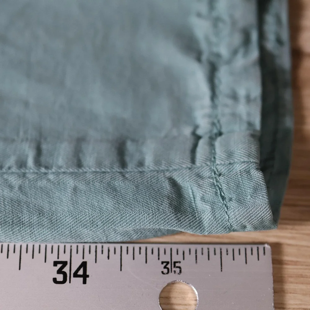 PT Torino Pants Mens 33x36 Green Chino Slim Linen Blend Dress Made in Tunisia